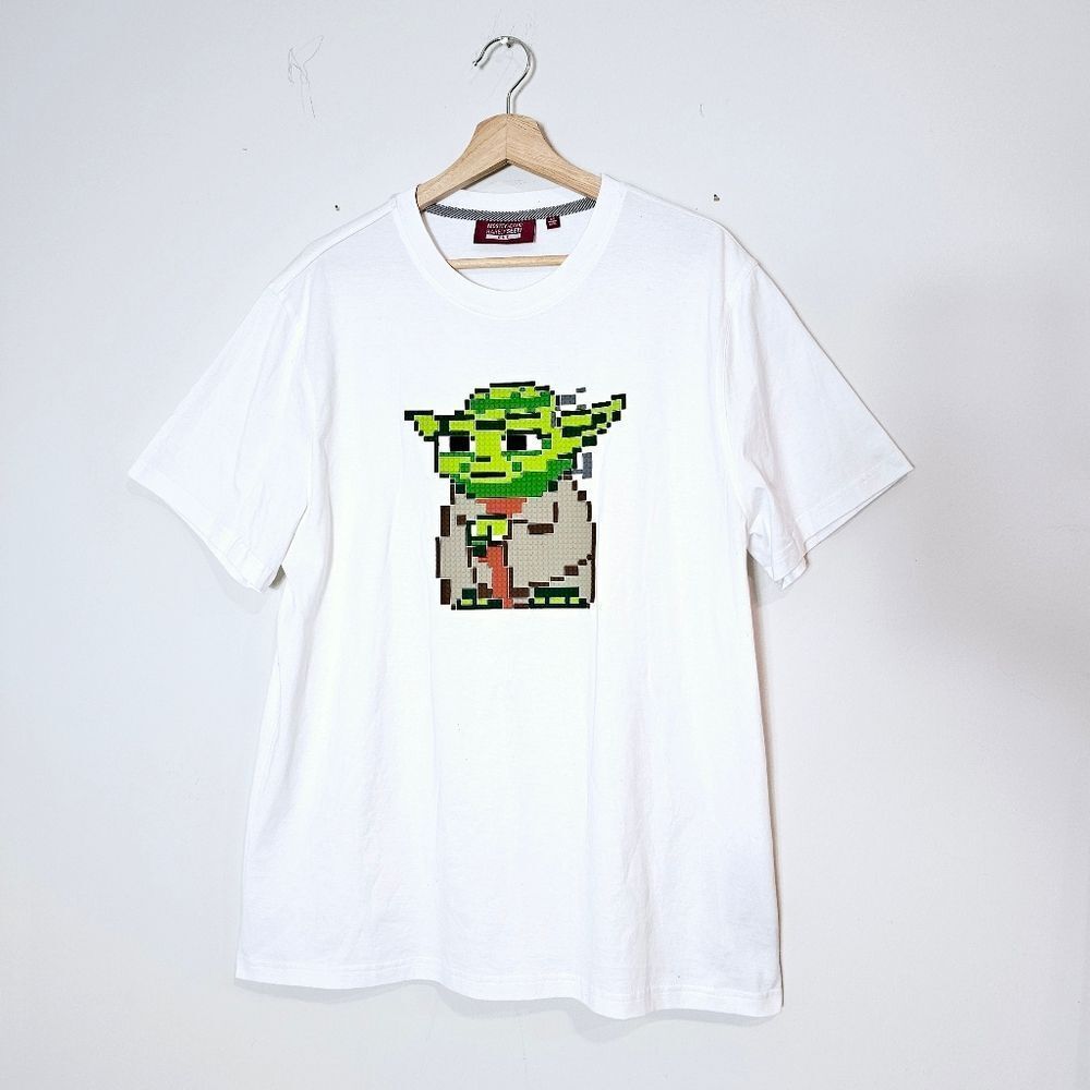 mostlyheardrarelyseen8bitMINI OGER TEE Textured Block Graphic Tee Size L